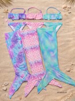Mermaid Long Tail Set Green/Blue