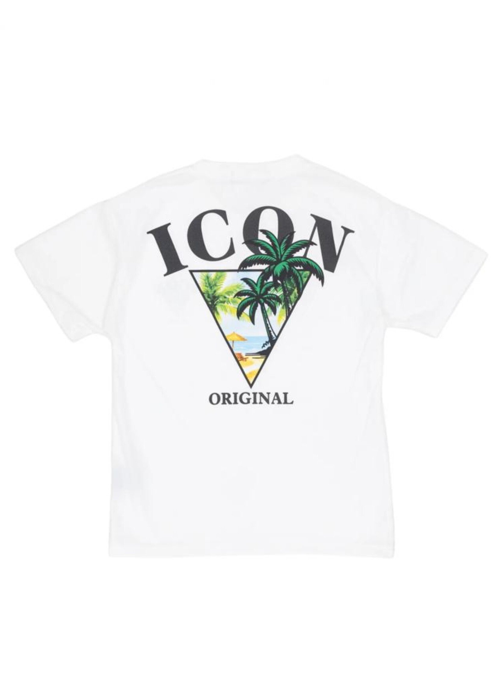 Icon Palm Island Shirt White