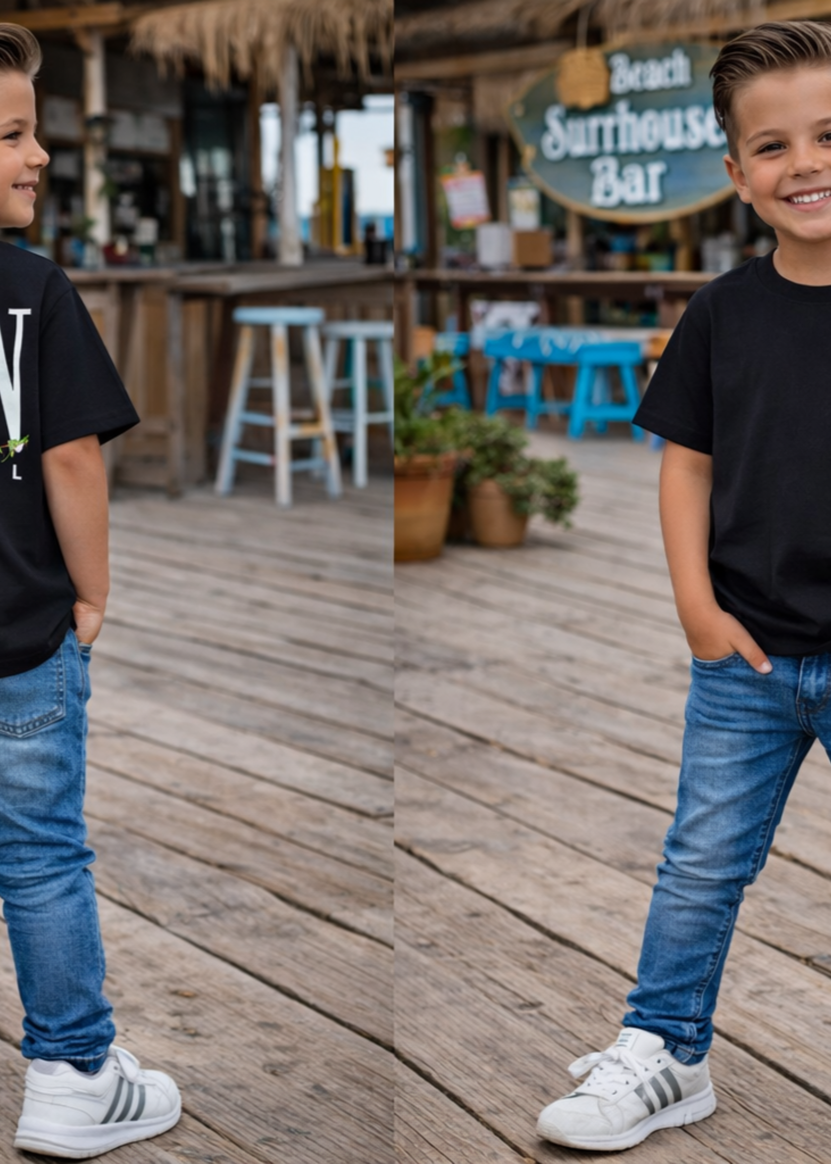 Icon Floral Shirt Black