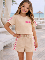 Soho Hearts Set Beige