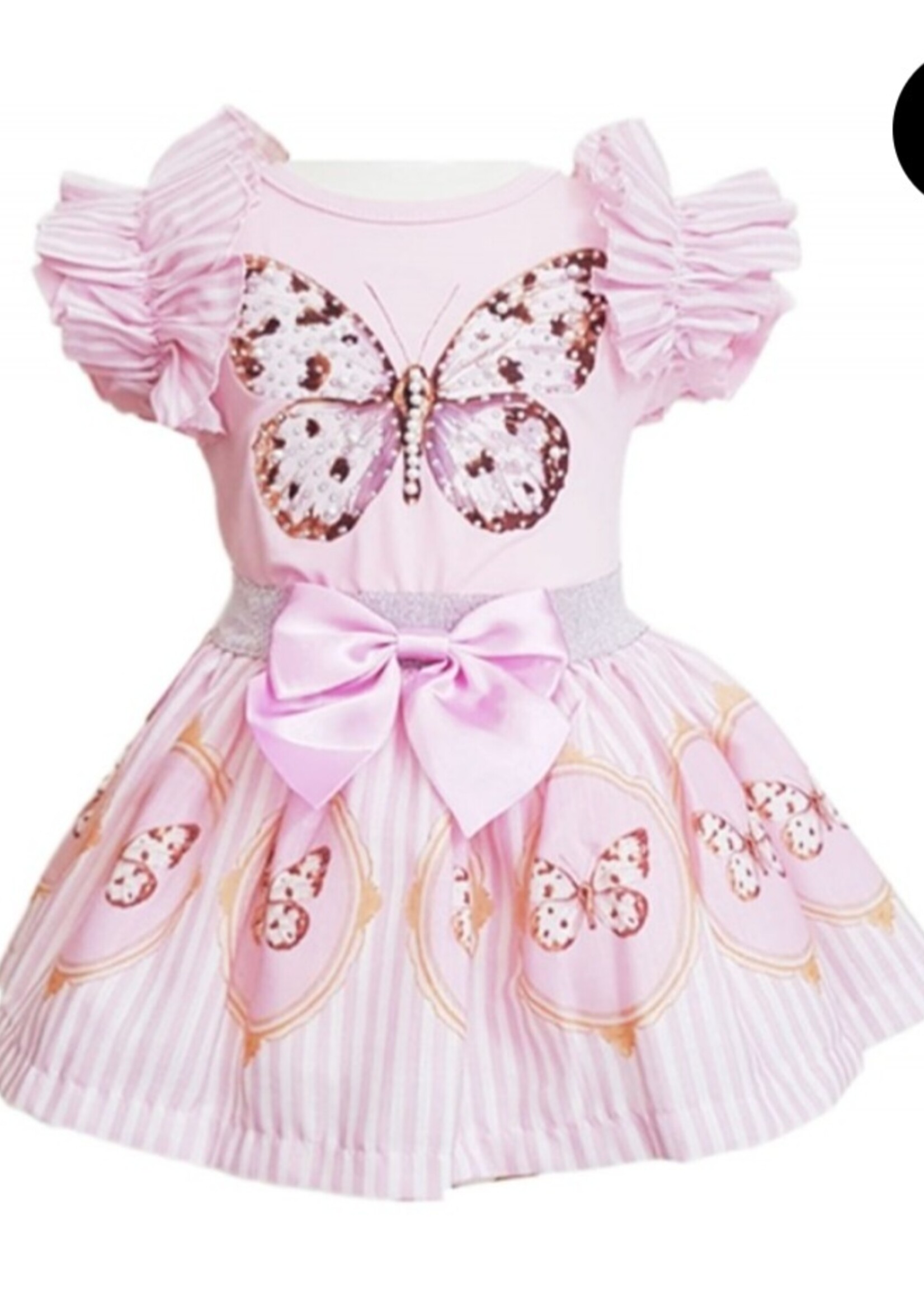 Luxury Diamond Butterfly Set Pink