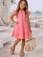 Summer Candy Dress Orange/Pink