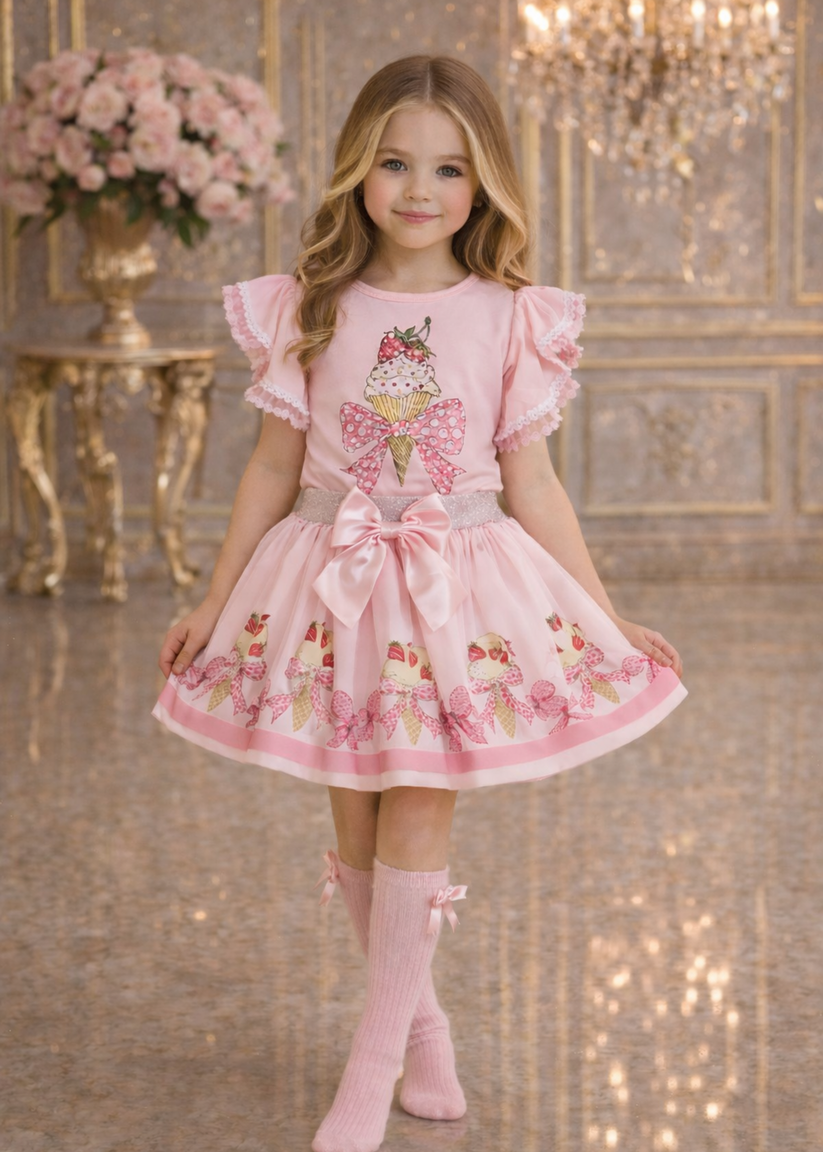 Luxury Ice Cream Set Roze