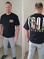 Men Icon Floral Black