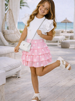 Dotties Ruffle Skort Roze