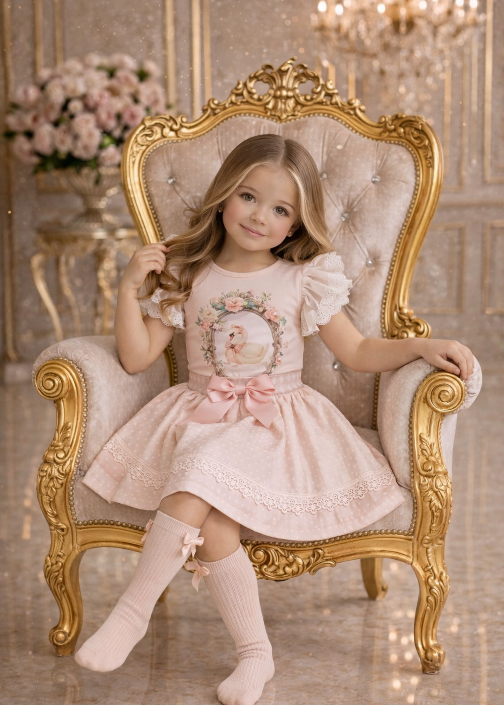 Luxury Swaen Set Peach