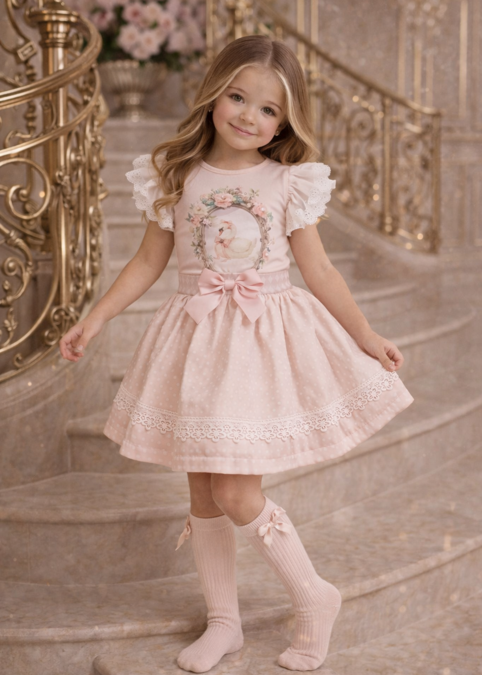 Luxury Swaen Set Peach