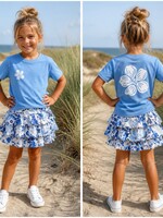Hawai Ruffle Skort Blue