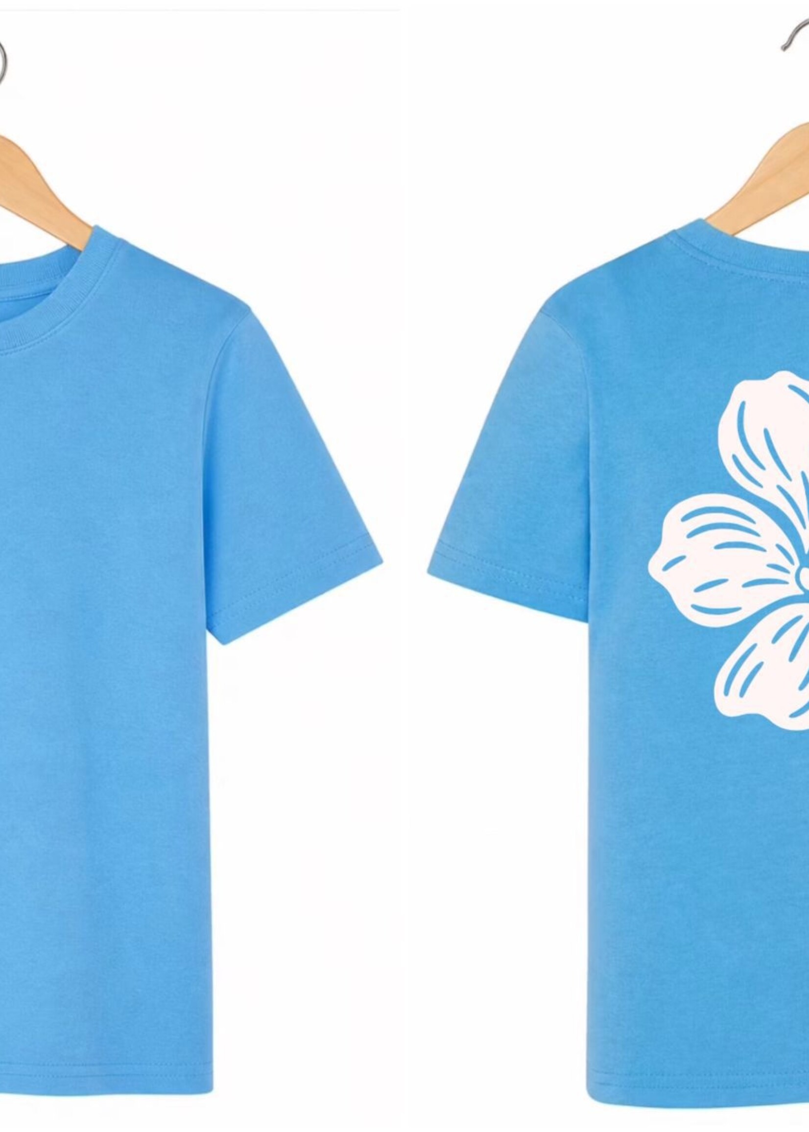 Hawai Flower Shirt Blue/White