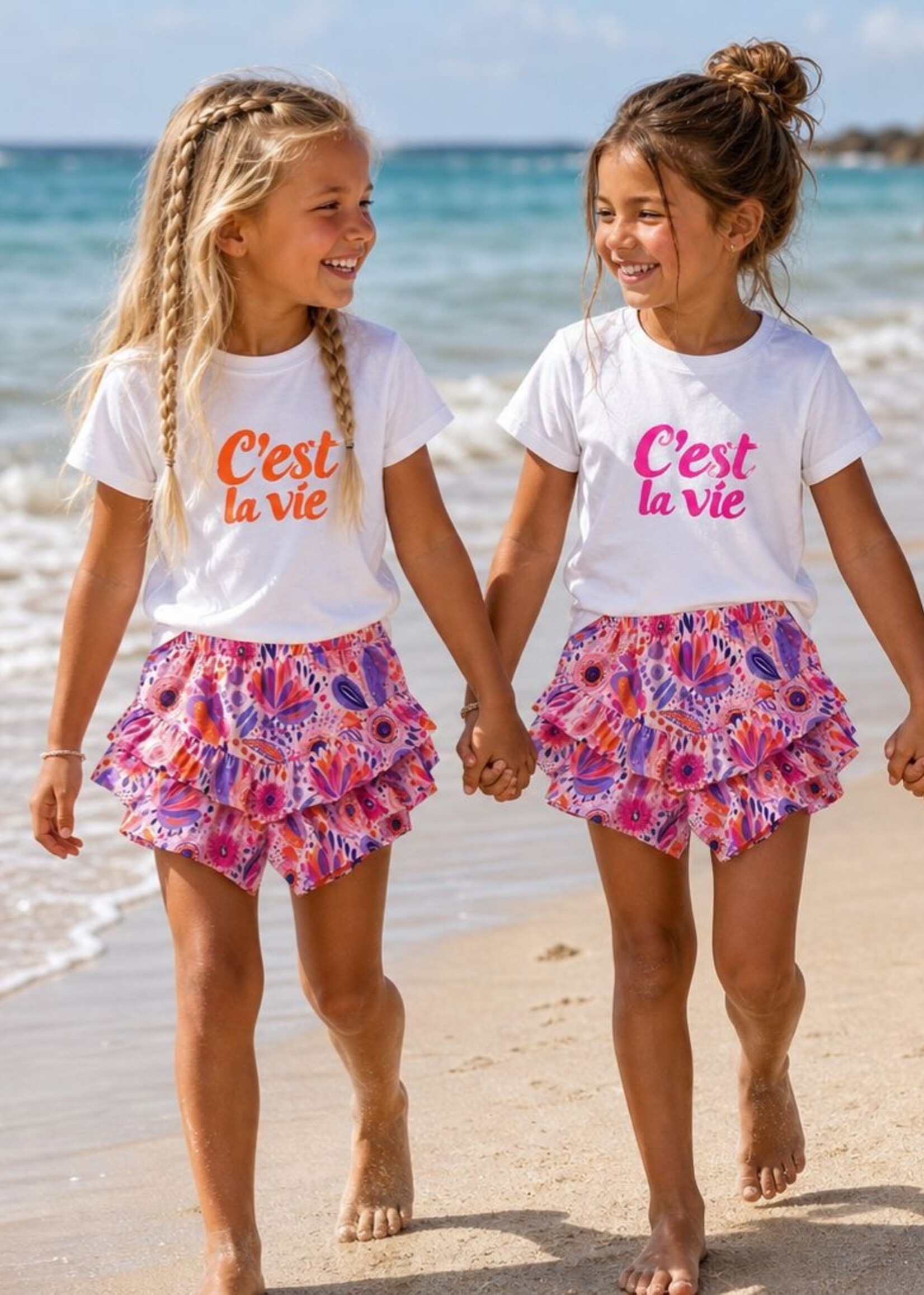C'est La Vie Skort Pink/Purple
