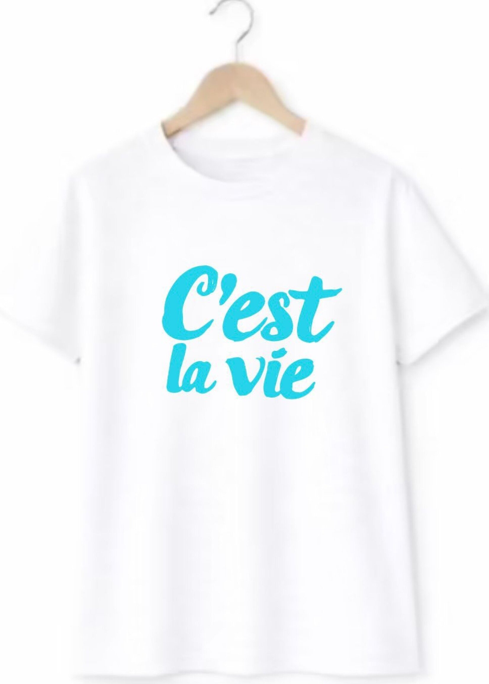 C'Est La Vie Shirt White/blue