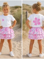 Hawai Flower Shirt White/Pink