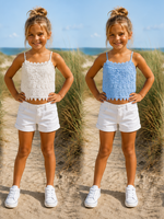 Girly Summer Top White