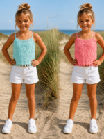 Girly Summer Top Pink