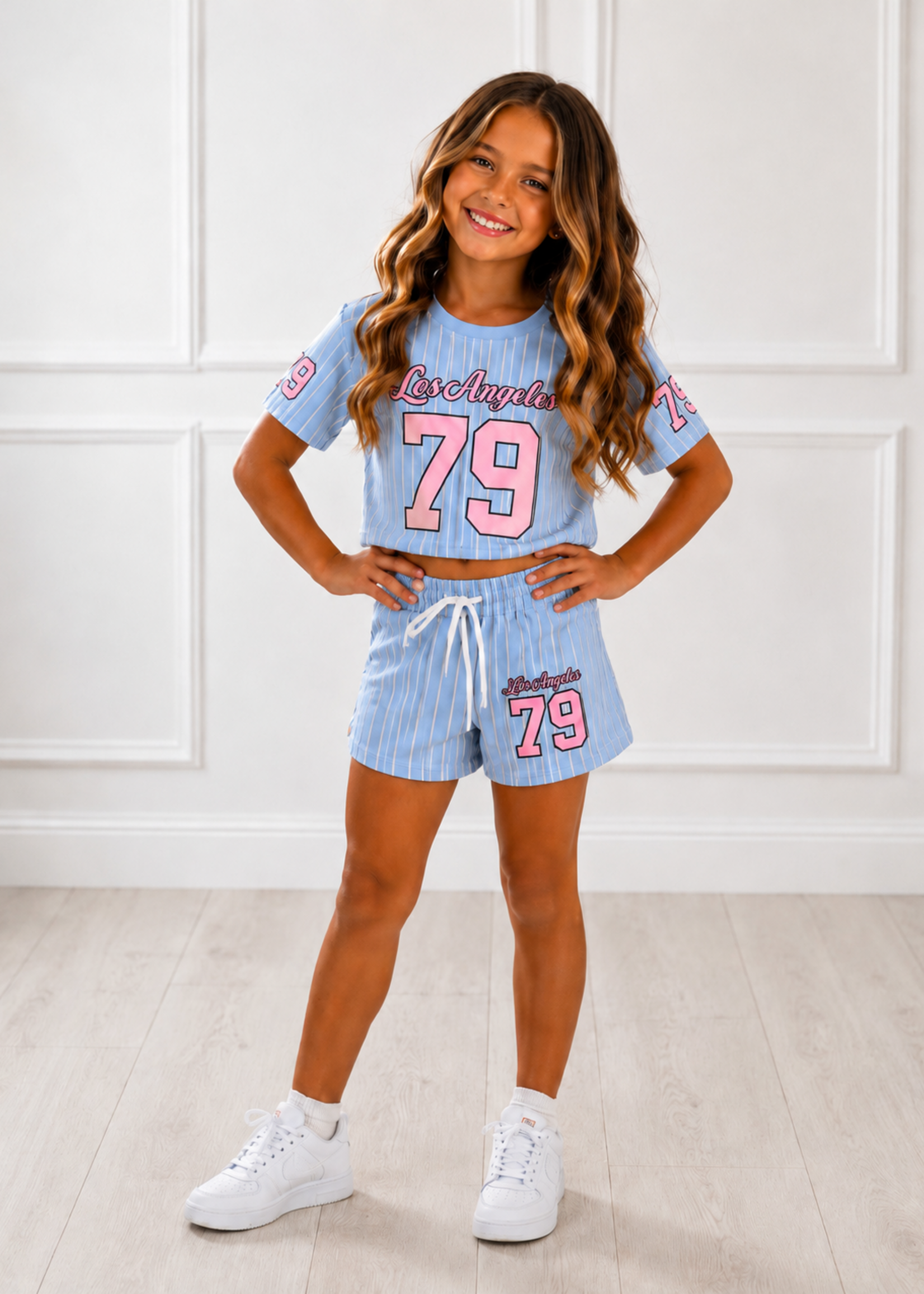 Baseball Los Angeles Set Blue