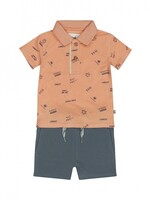 Dirkje Boys Cool Summer Orange Set