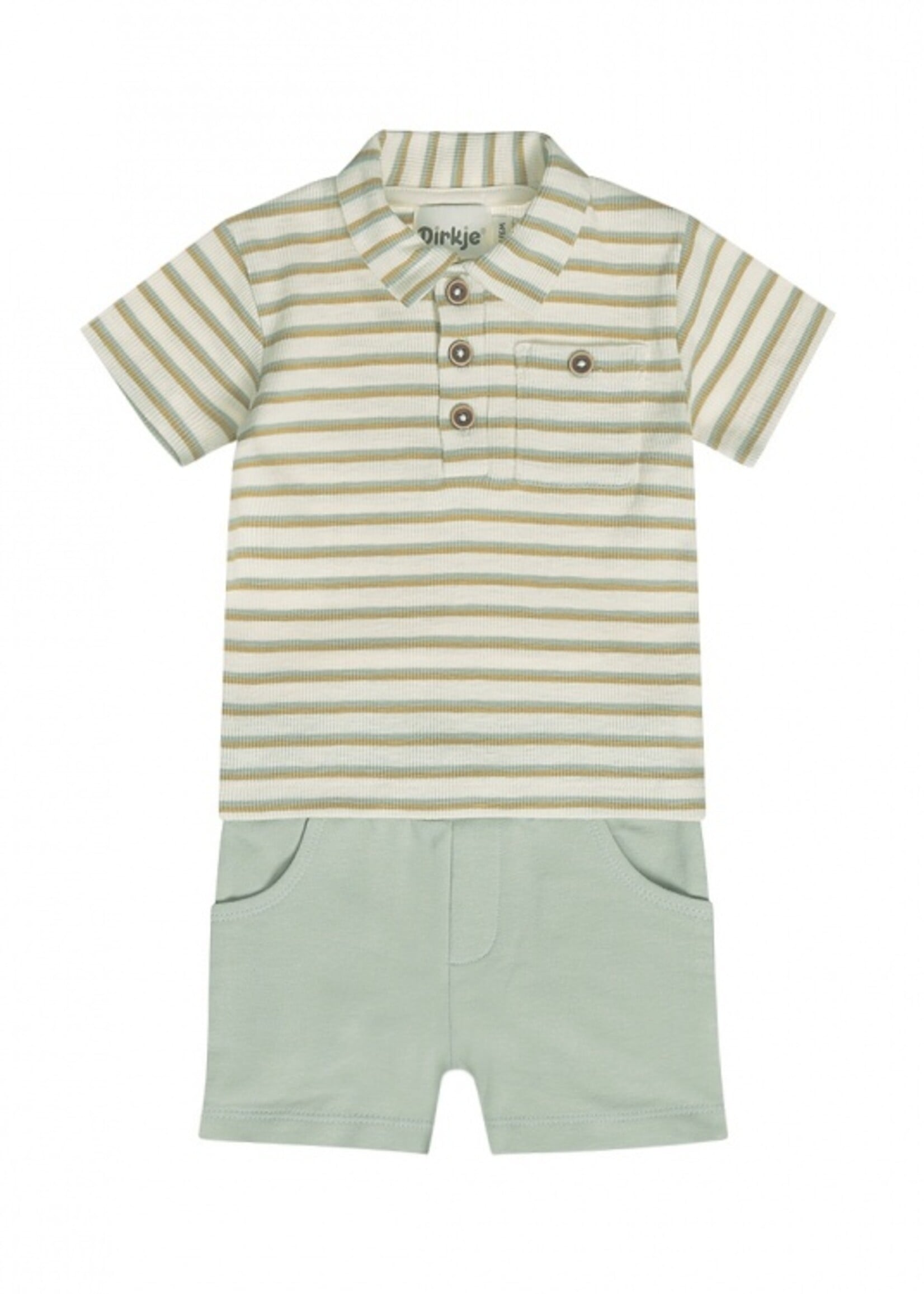 Dirkje Boys Stripe Set Mint