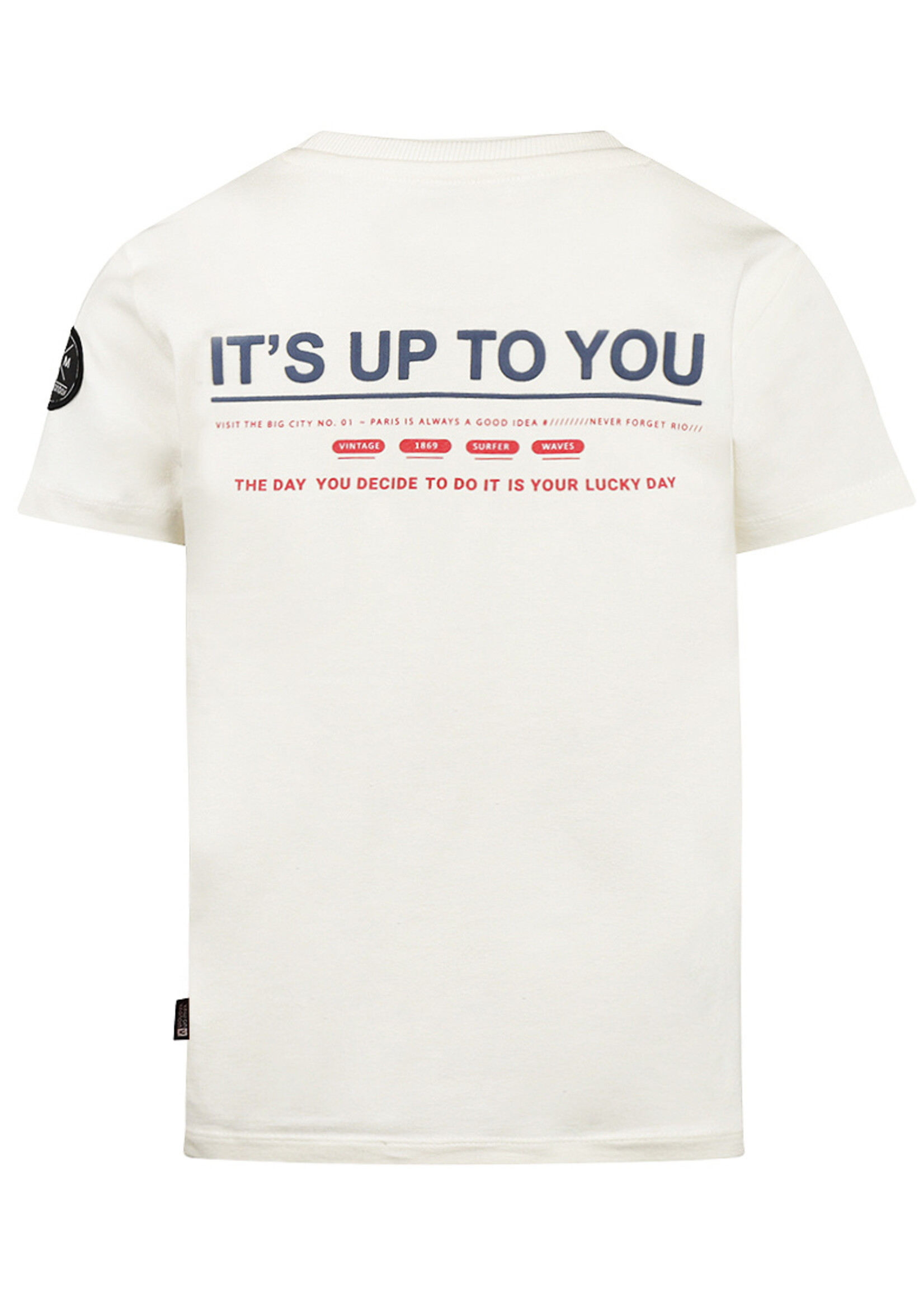 NWM Boys Shirt Beach Apparel Off White