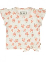 Dirkje Girls Flower Peach Top