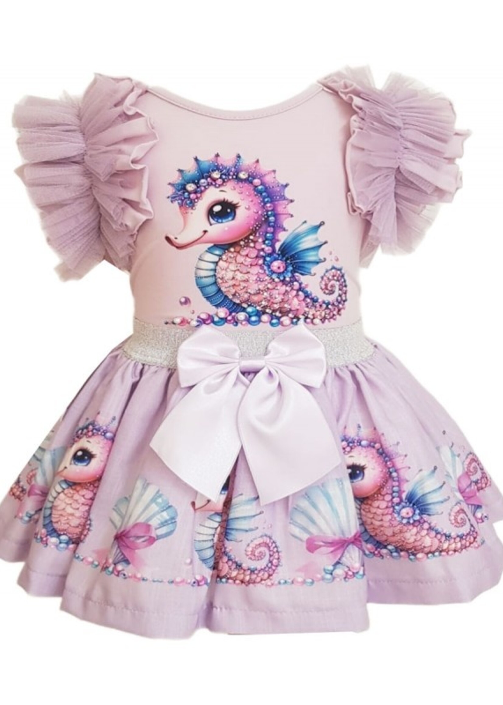 Luxury Seahorse Set Lila