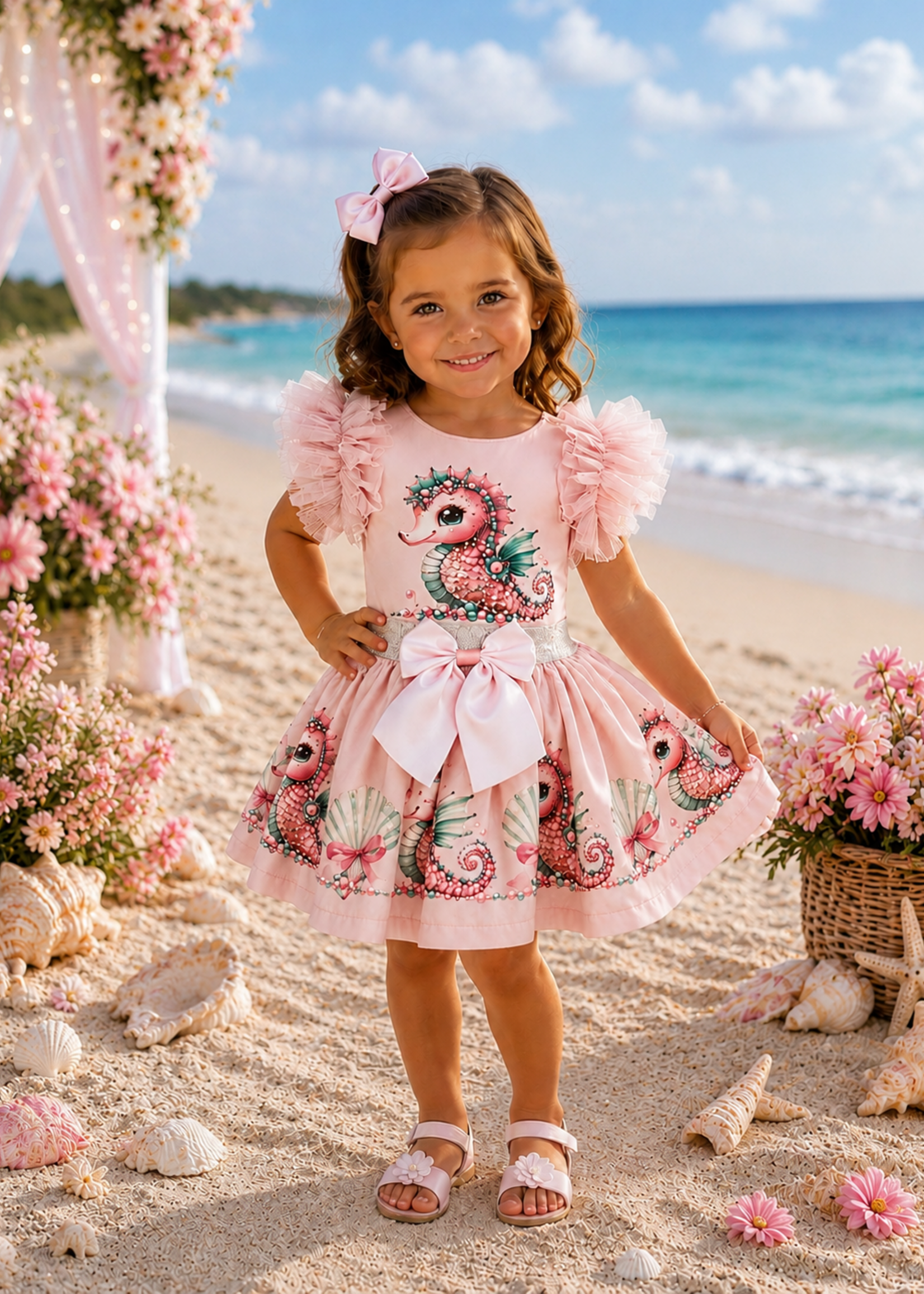 Luxury Seahorse Set Pink