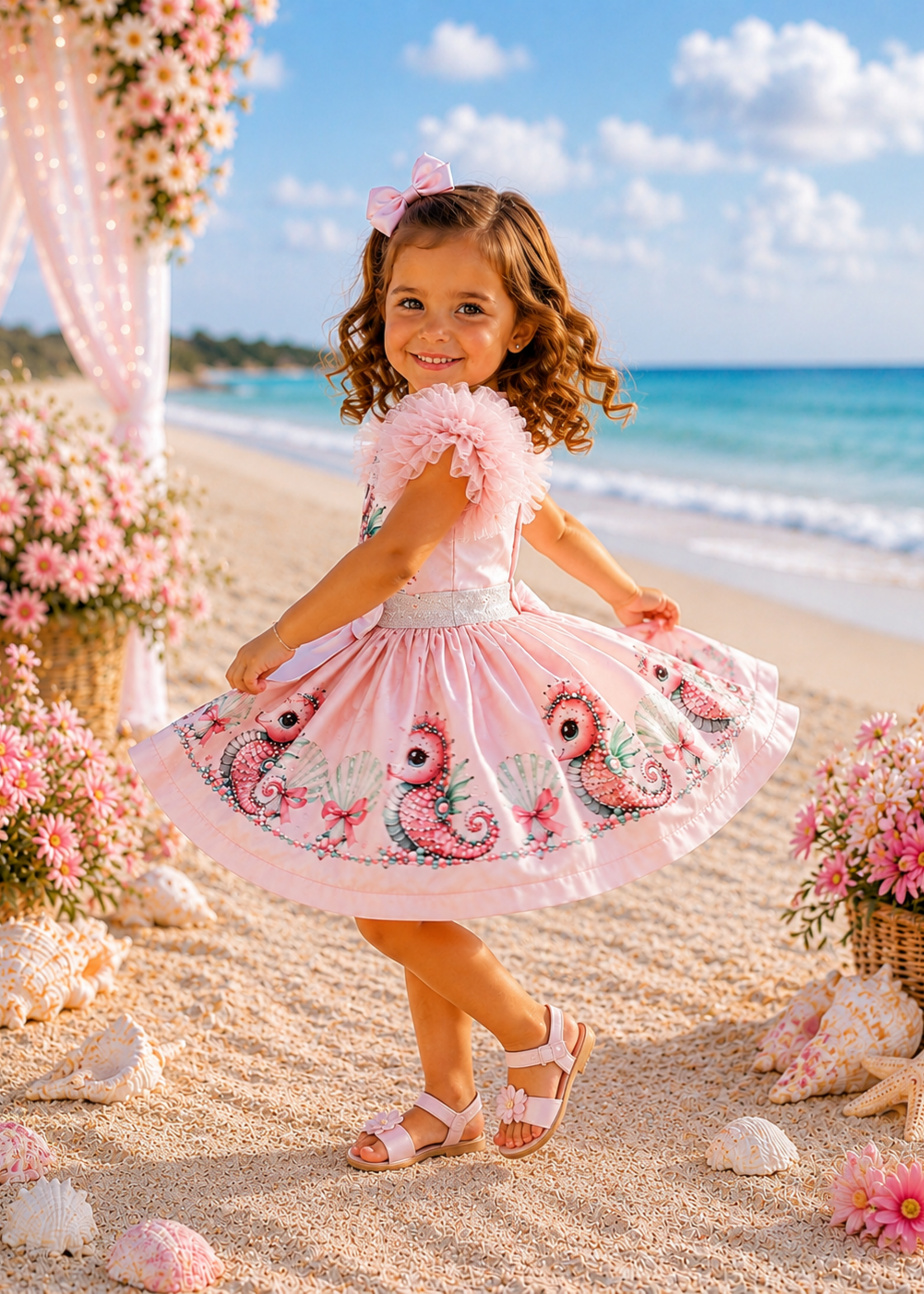 Luxury Seahorse Set Pink
