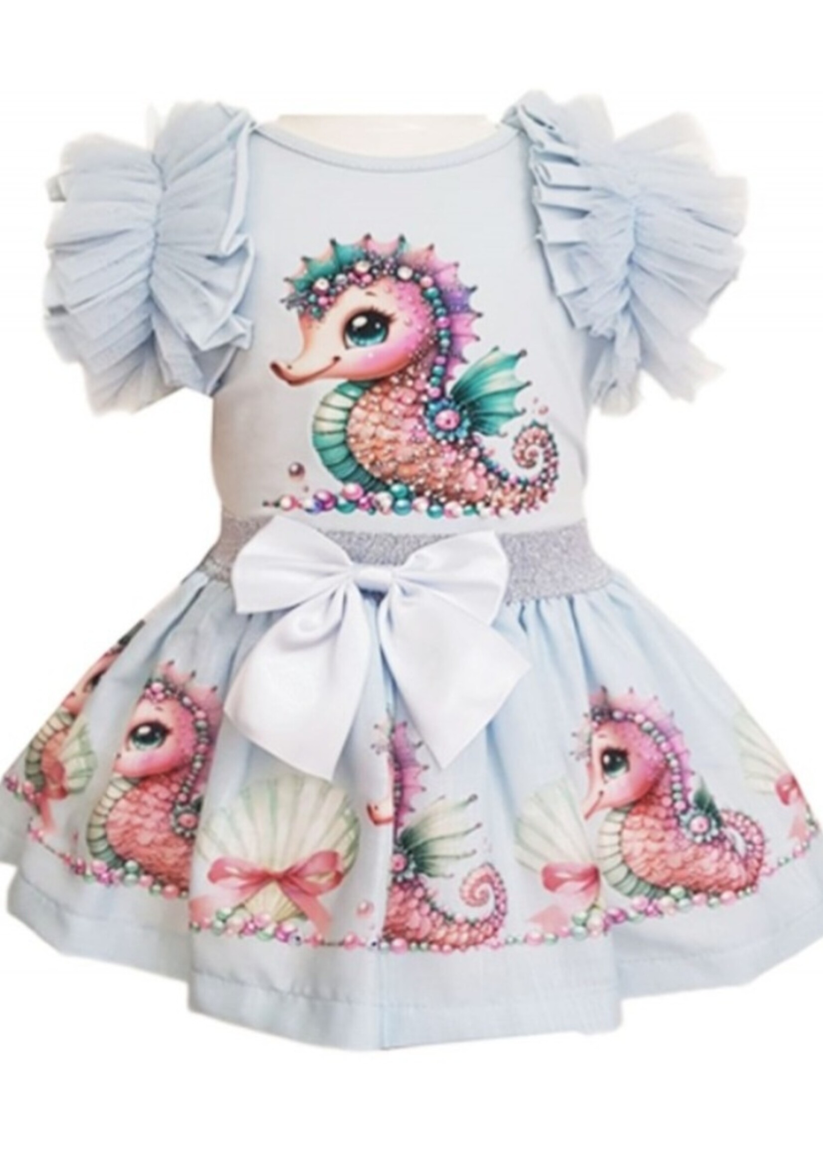 Luxury Seahorse Set  Blue