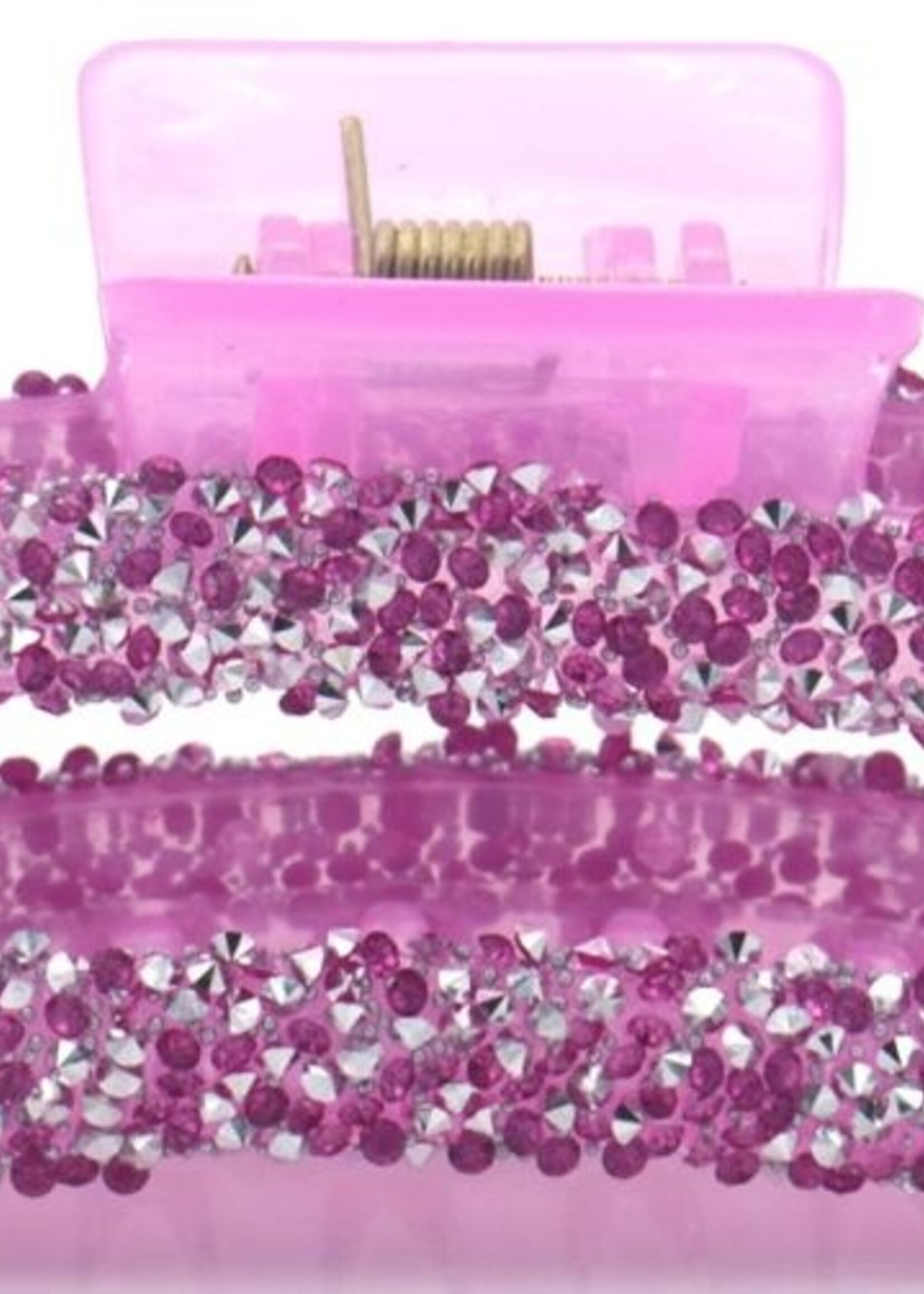 Haarklem Glitter Pearls Purple