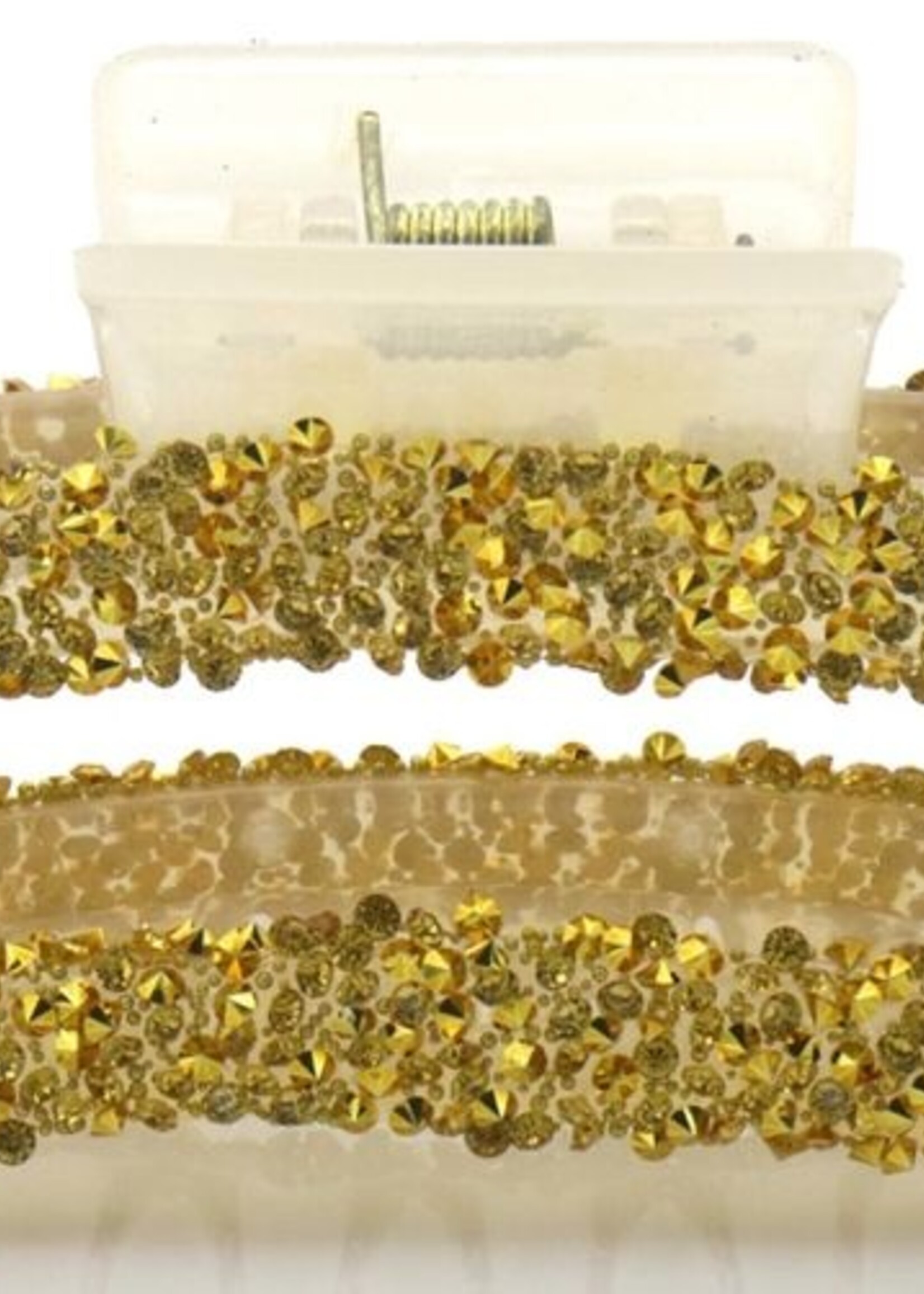 Haarklem Glitter Gold