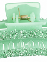 Haarklem Glitter Mint