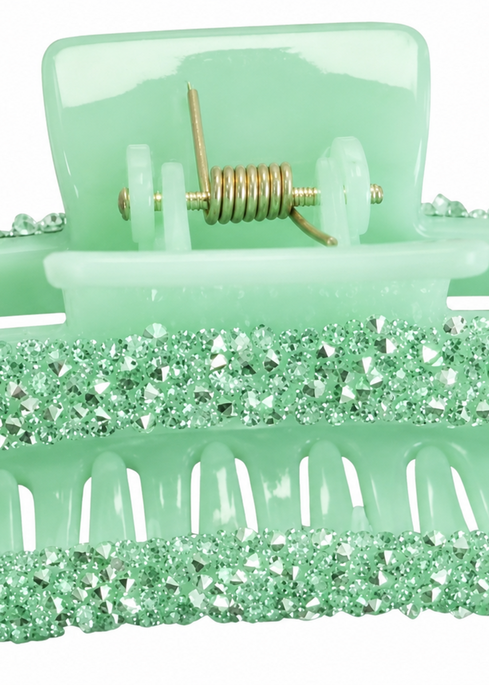 Haarklem Glitter Mint