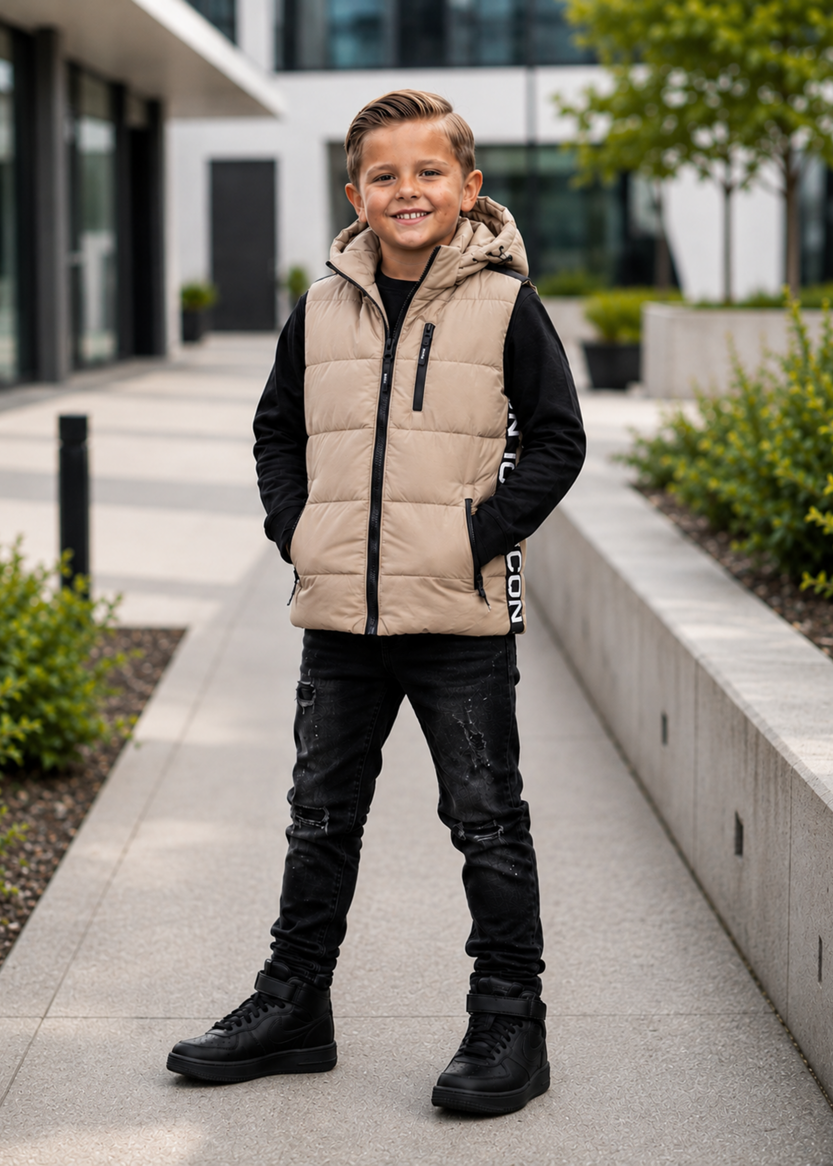 Icon Bodywarmer Beige