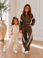 Sporty Stripe Set Choco