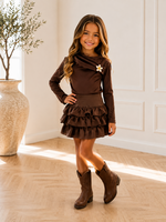 Elegant Flower Top Choco