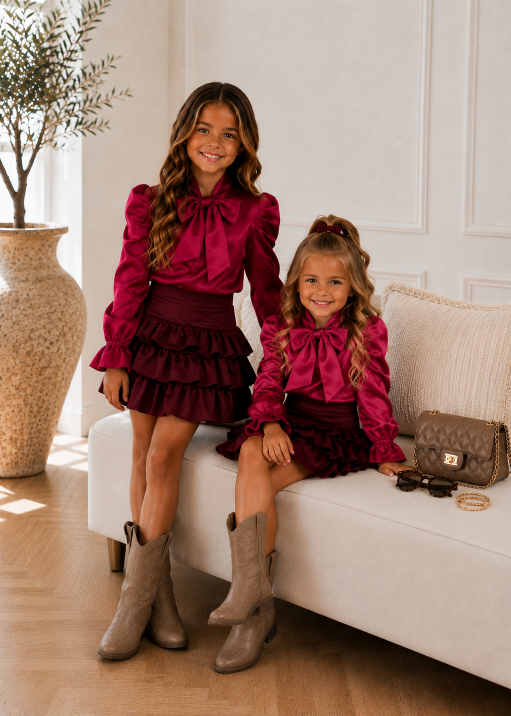 Glamour Blouse Bordeaux
