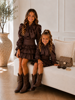 Ruffle Skort Choco