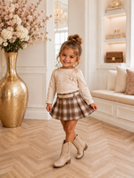 Little Autumn Chic Set Beige