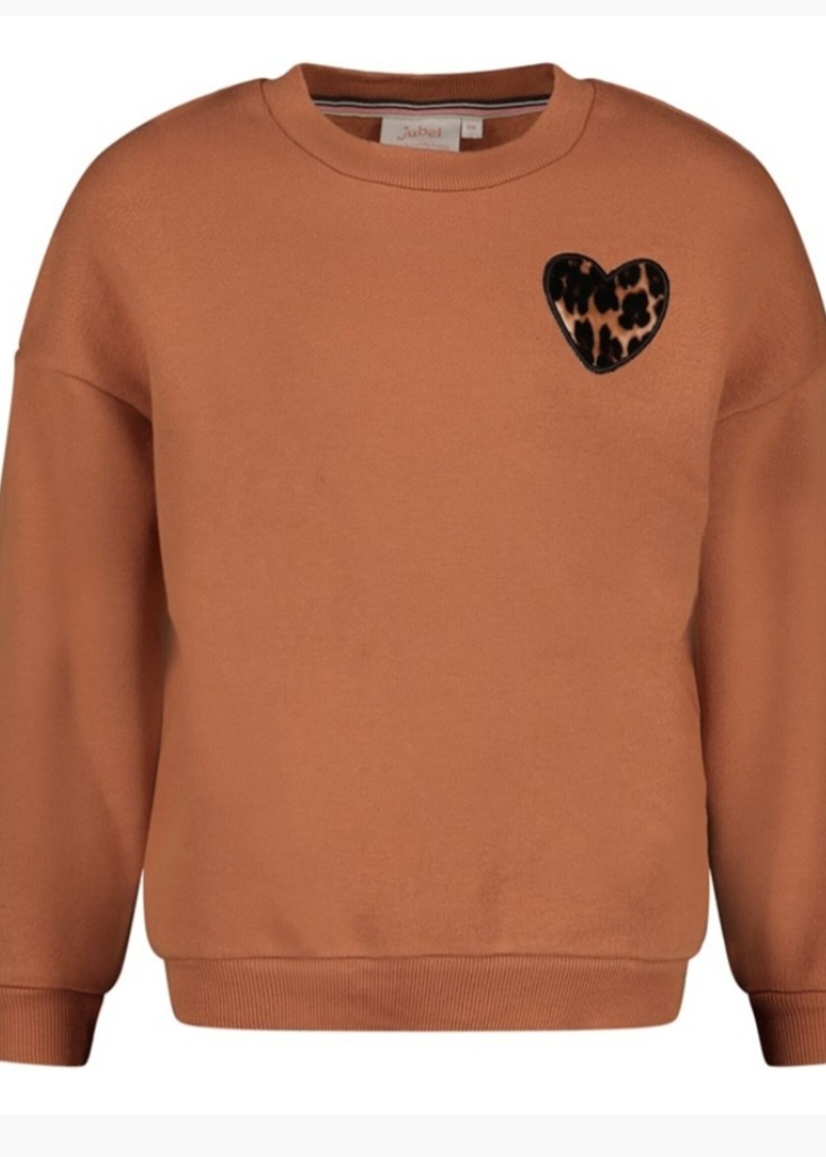 Jubel Leopard Sweater Camel
