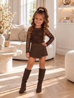 Studded Skort Choco