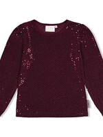 Jubel  Sparkle Top Burgundy