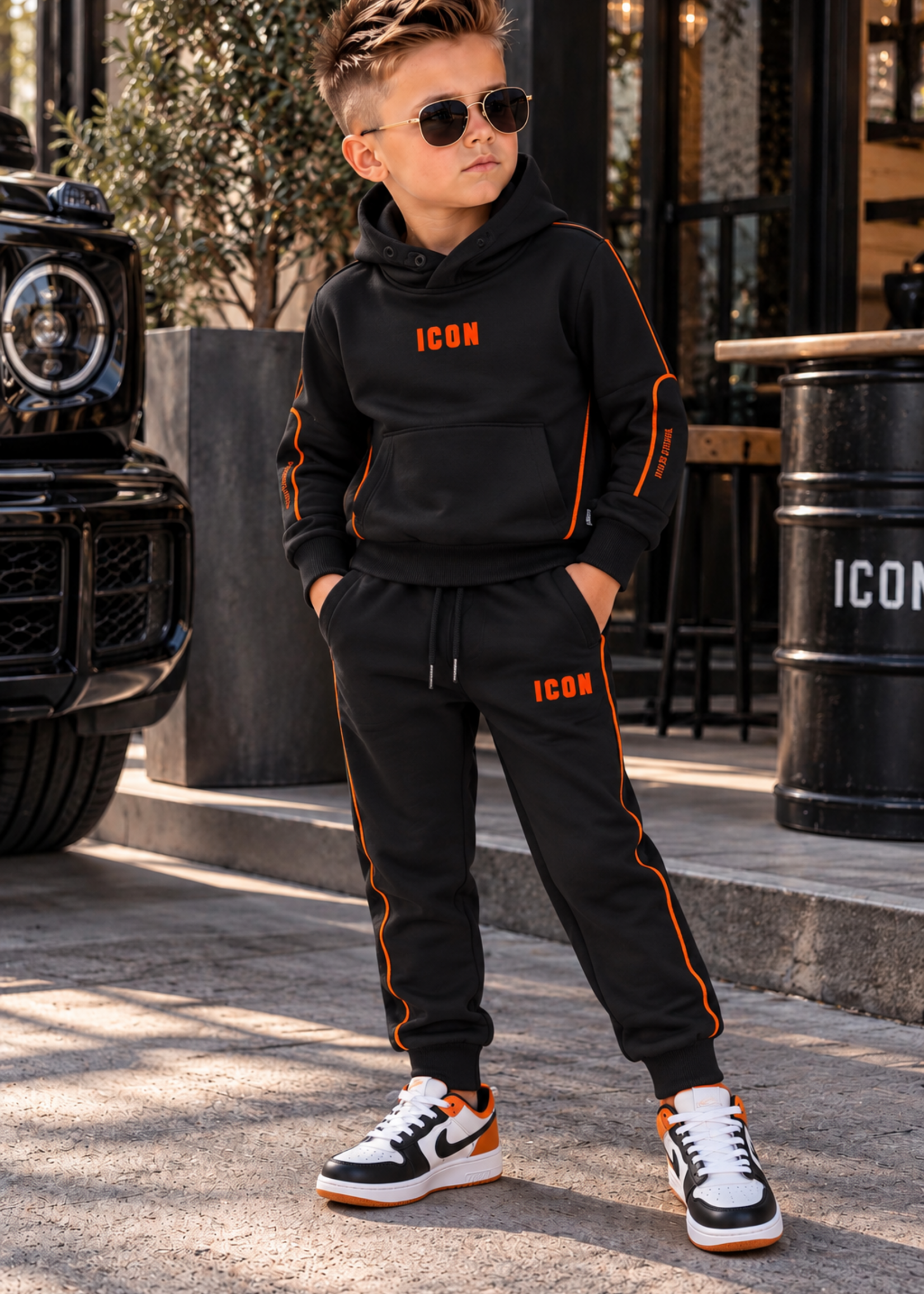 Icon Orange/Black Rush Set