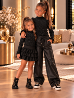 Diva Diamond Top Black