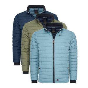 Mario Russo Mario Russo Wave Jacket Gewatteerde Jas - Tussenjas