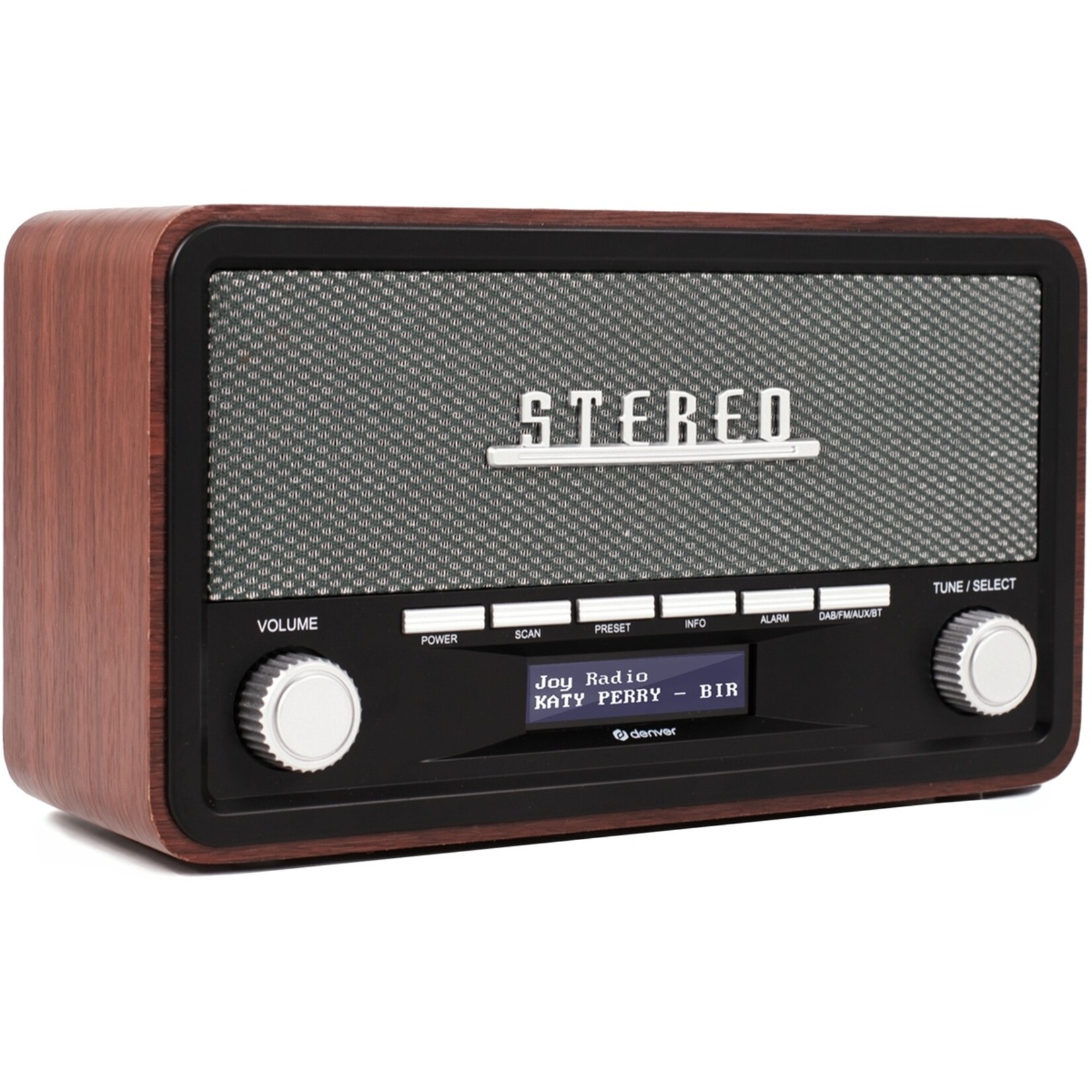 Denver Denver DAB18 Radio met FM/DAB+ Radio en Bluetooth - Retro Design