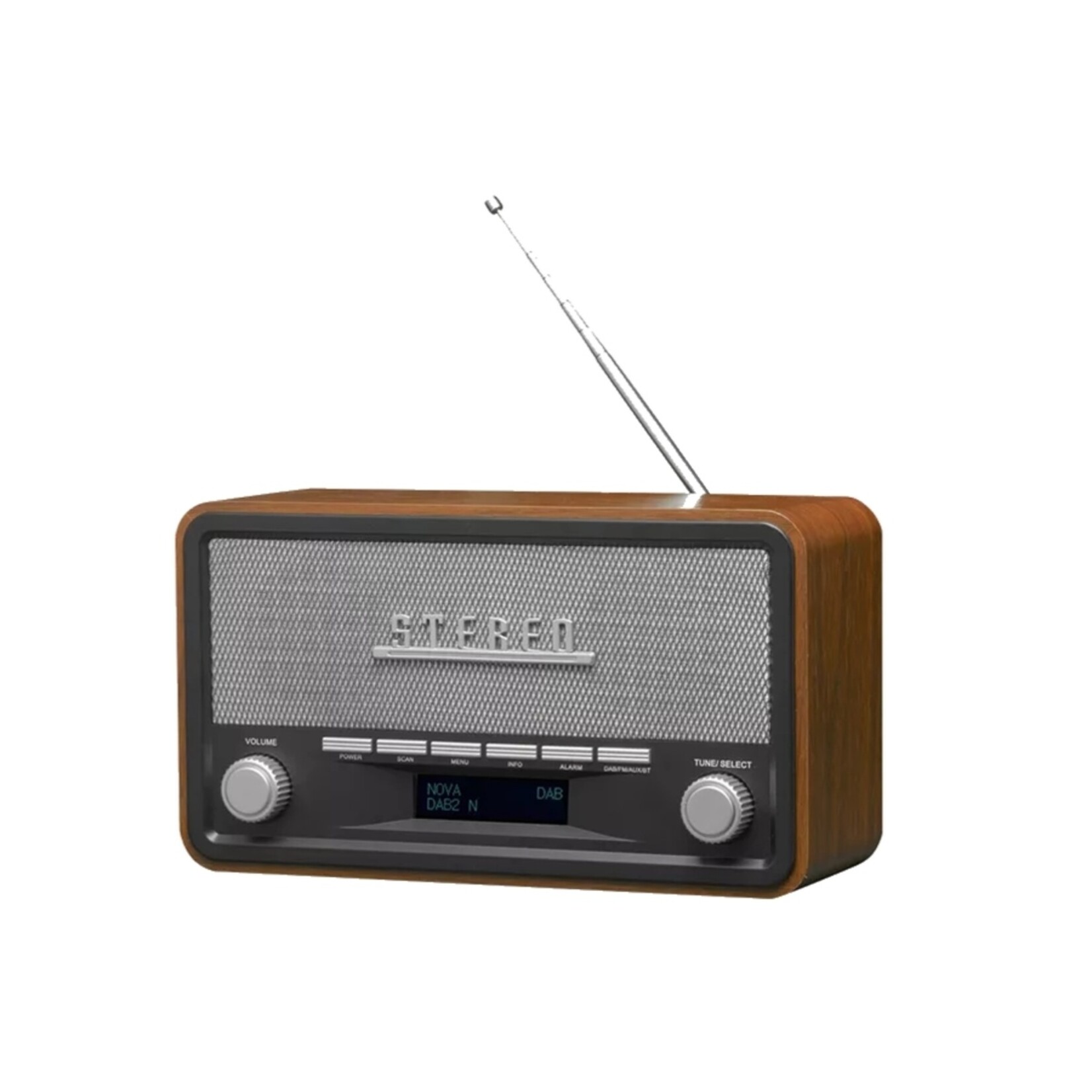 Denver Denver DAB18 Radio met FM/DAB+ Radio en Bluetooth - Retro Design