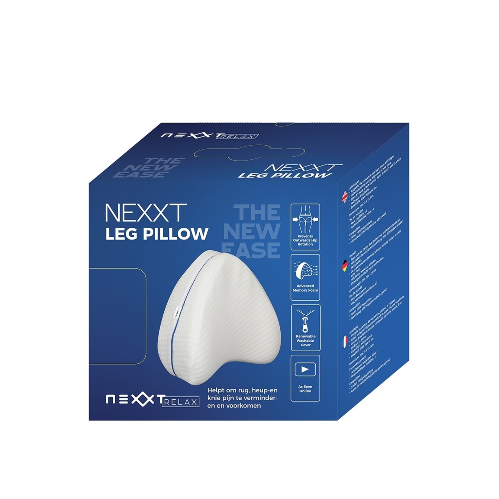 Nexxt Nexxt Leg Pillow Been- en Kniekussen – Memory Foam