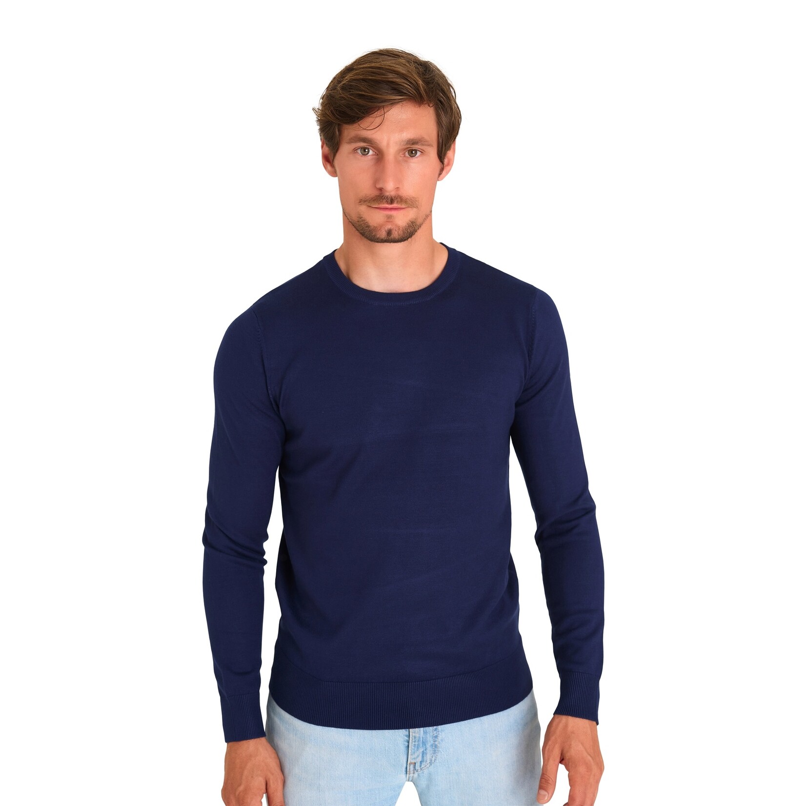 Mario Russo Mario Russo Pullover Round-neck Trui - Sweater met Ronde Hals