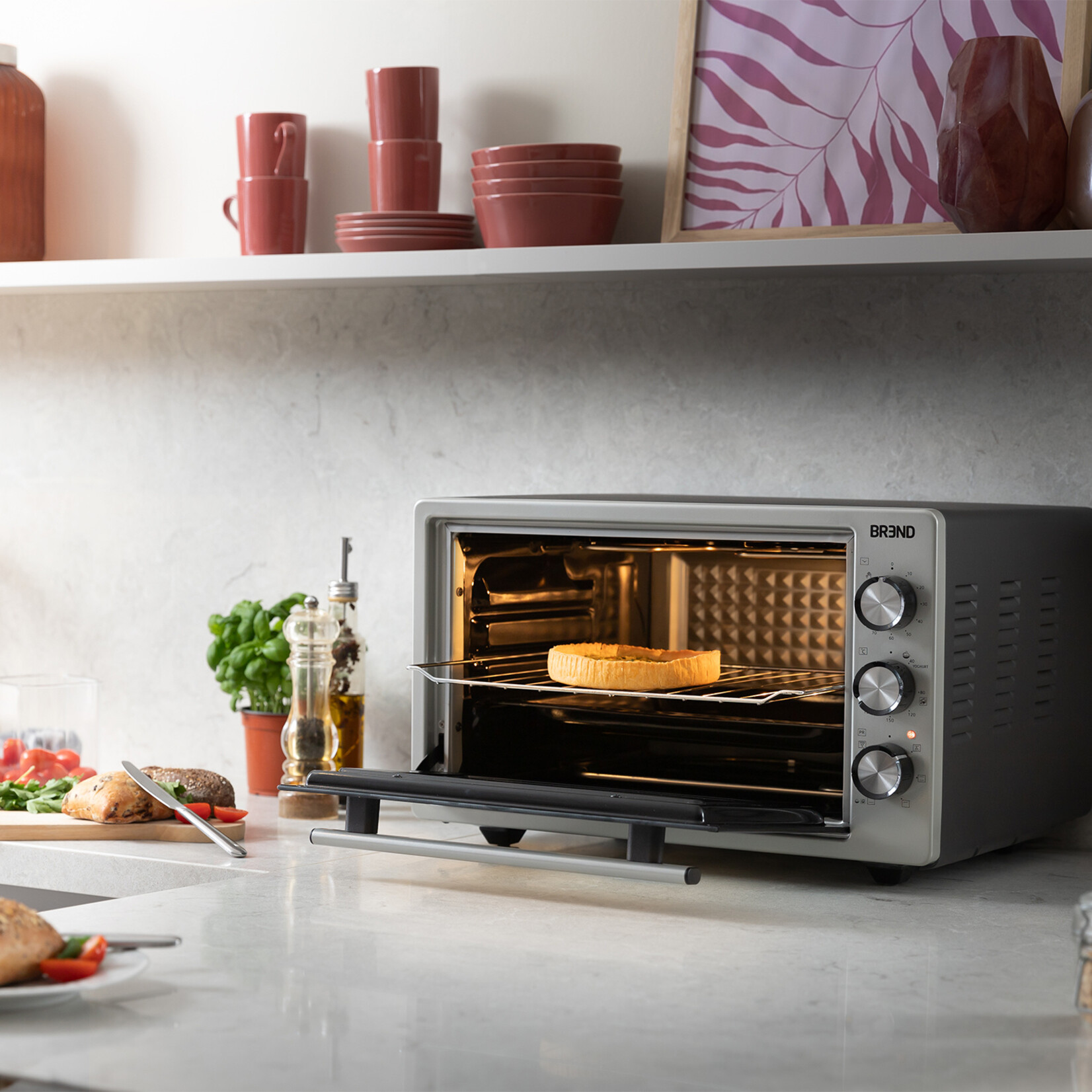 BREND Brend BR2210 Vrijstaande Elektrische Oven met Grill - 37 Liter