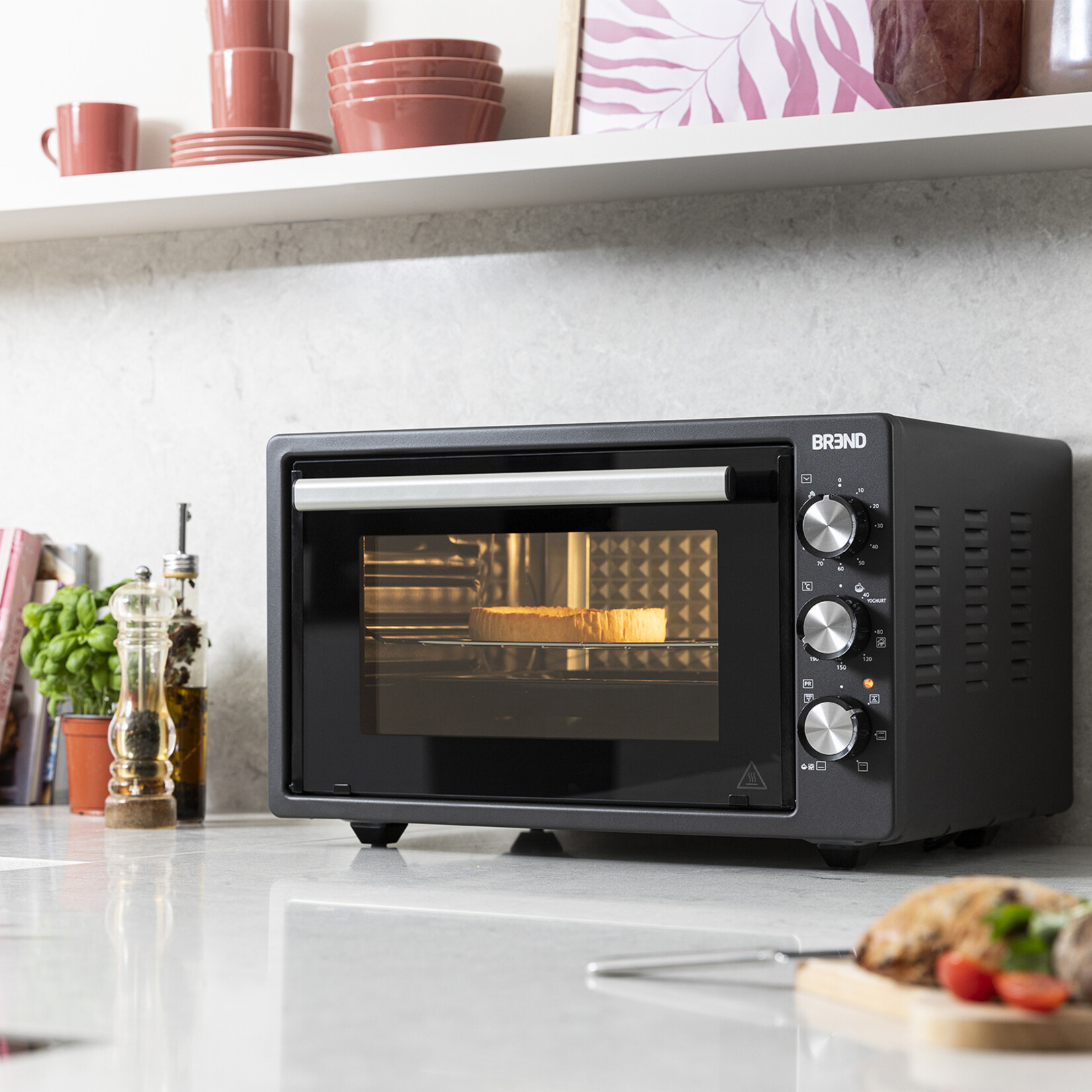 BREND Brend BR2210 Vrijstaande Elektrische Oven met Grill - 37 Liter