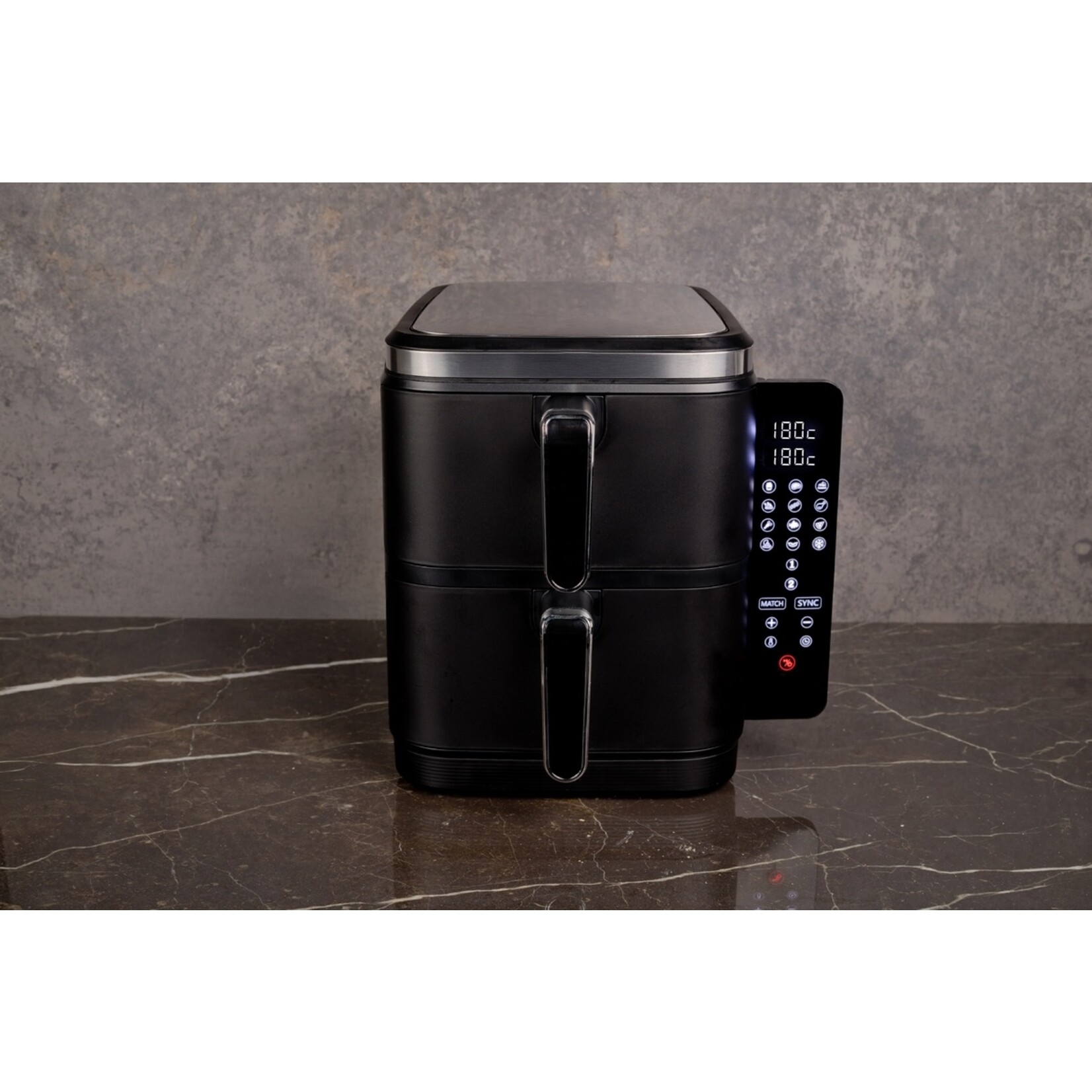 Nexxt Nexxt Double Stacked Airfryer met 12 Kookprogramma’s – 11 Liter